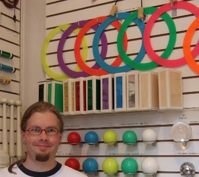 Me at the Dube store in New York City Me at the Dube store in New York City